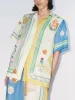 Exquisite Vintage Court Painted Print Single Breasted Shirt sold by Like My Choice