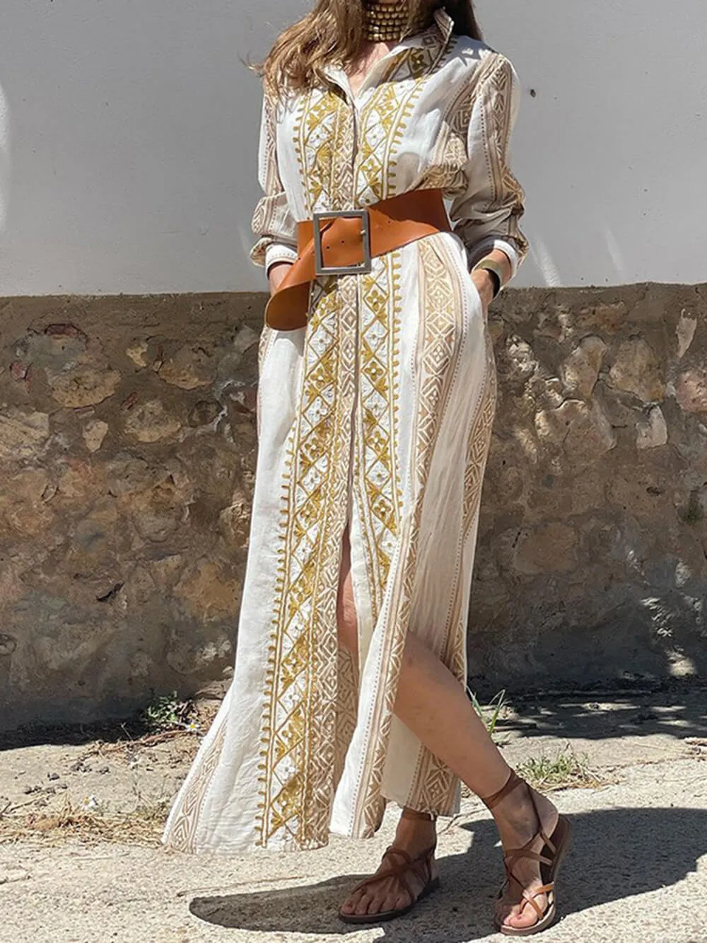 Fashionable Bohemian Midi Dress sold by Like My Choice