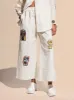 Vintage Fun Art Elastic Waist Loose Wide Leg Pants sold by Like My Choice