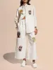 Vintage Fun Art Elastic Waist Loose Wide Leg Pants sold by Like My Choice