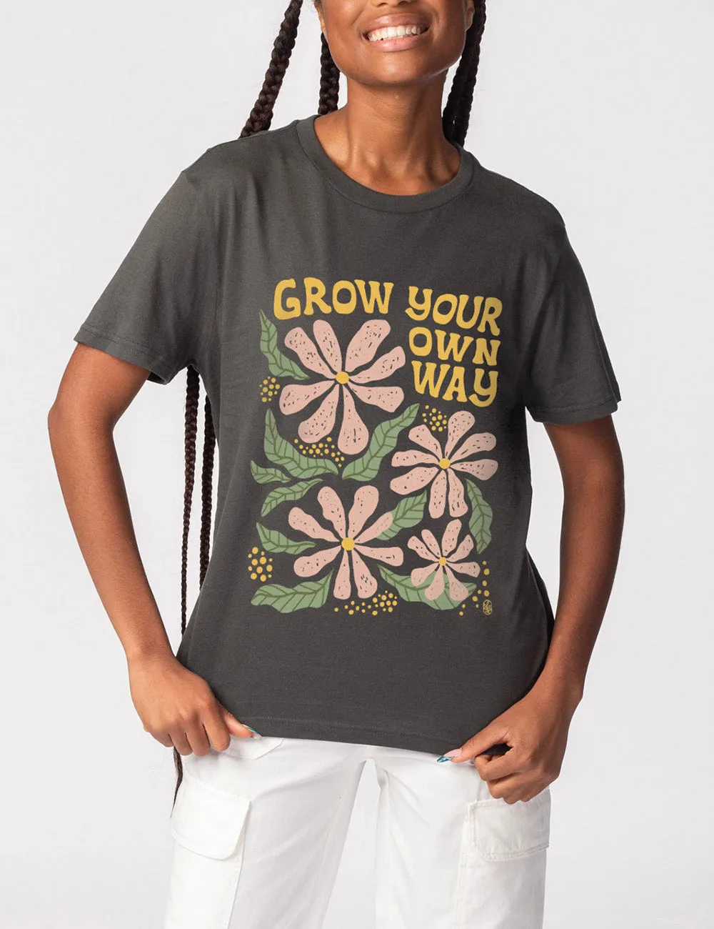 Grow Your Own Way Basic Tee sold by Like My Choice