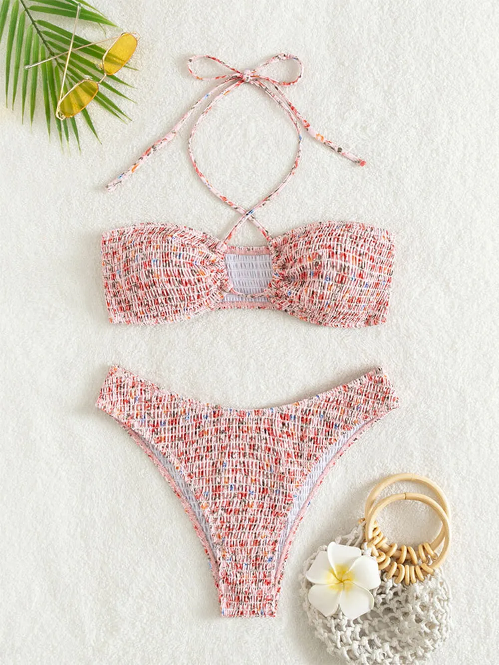 Floral Halter Bikini Suit sold by Like My Choice product image thumbnail 2