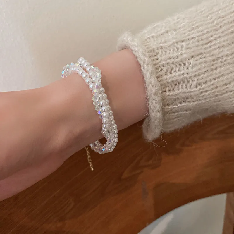 Pearl Heart Charm Bracelet sold by Like My Choice