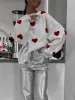 Heart Knit Sweatshirt sold by Like My Choice