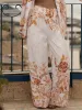 Unique Vacation Style Unique Print Down Oversized Blouse sold by Like My Choice