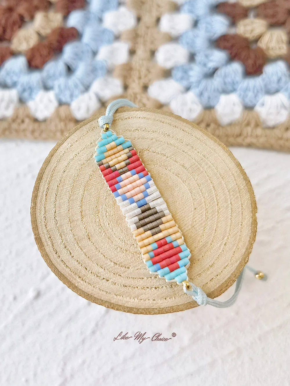 Adjustable Drawstring Beaded Bracelet Colorful Langston sold by Like My Choice product image thumbnail 2