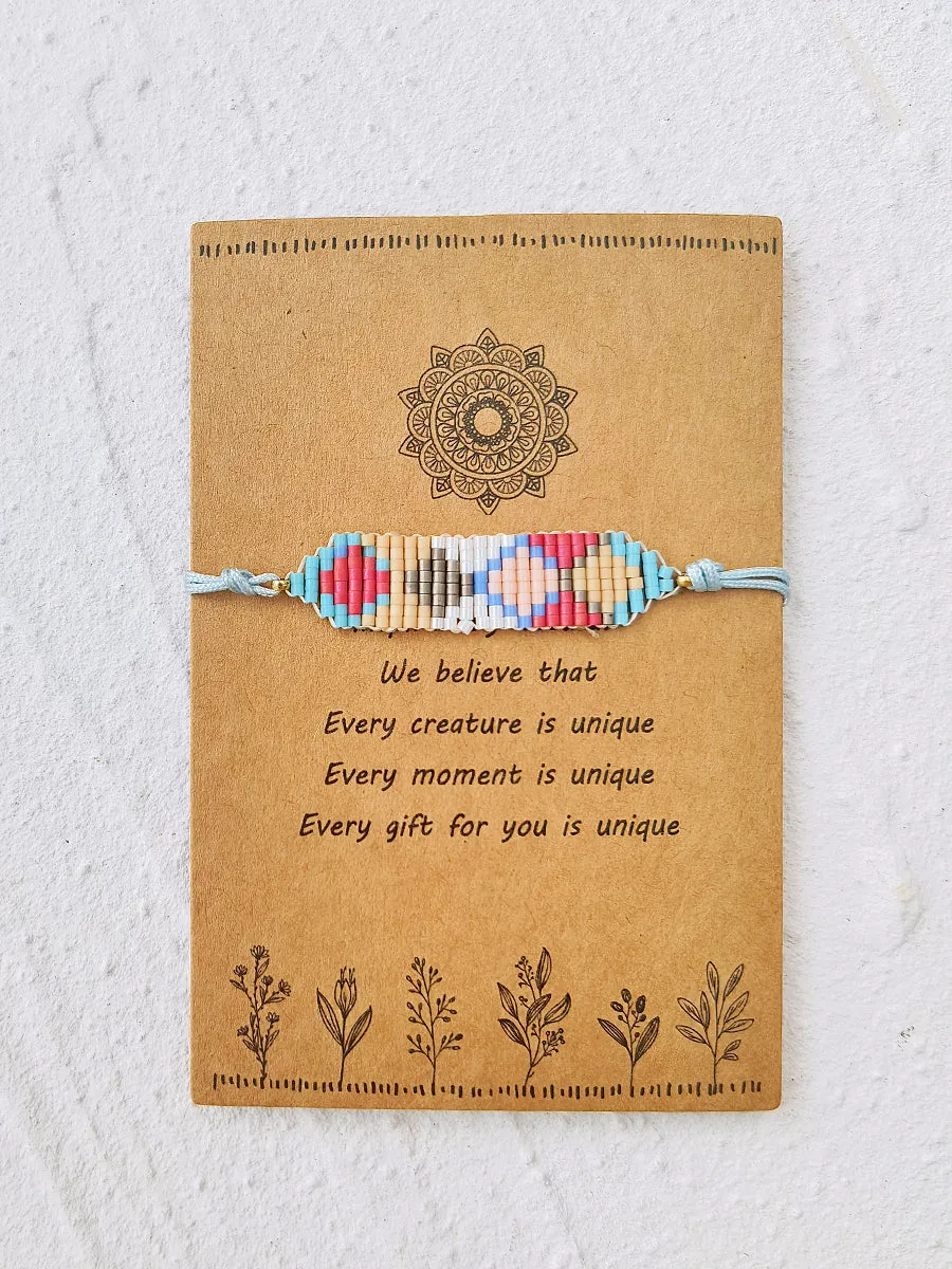 Adjustable Drawstring Beaded Bracelet Colorful Langston sold by Like My Choice product image thumbnail 3