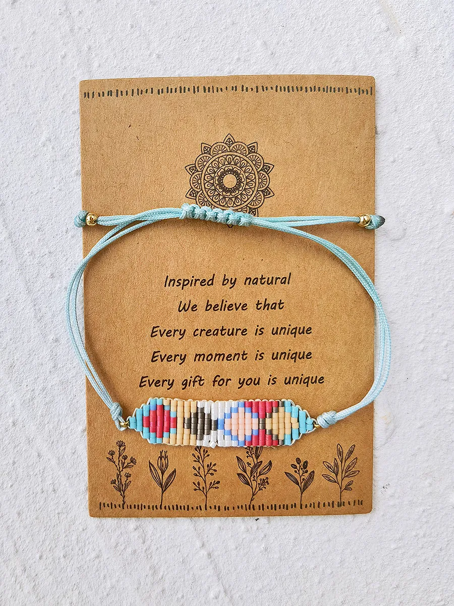 Adjustable Drawstring Beaded Bracelet Colorful Langston sold by Like My Choice product image thumbnail 4