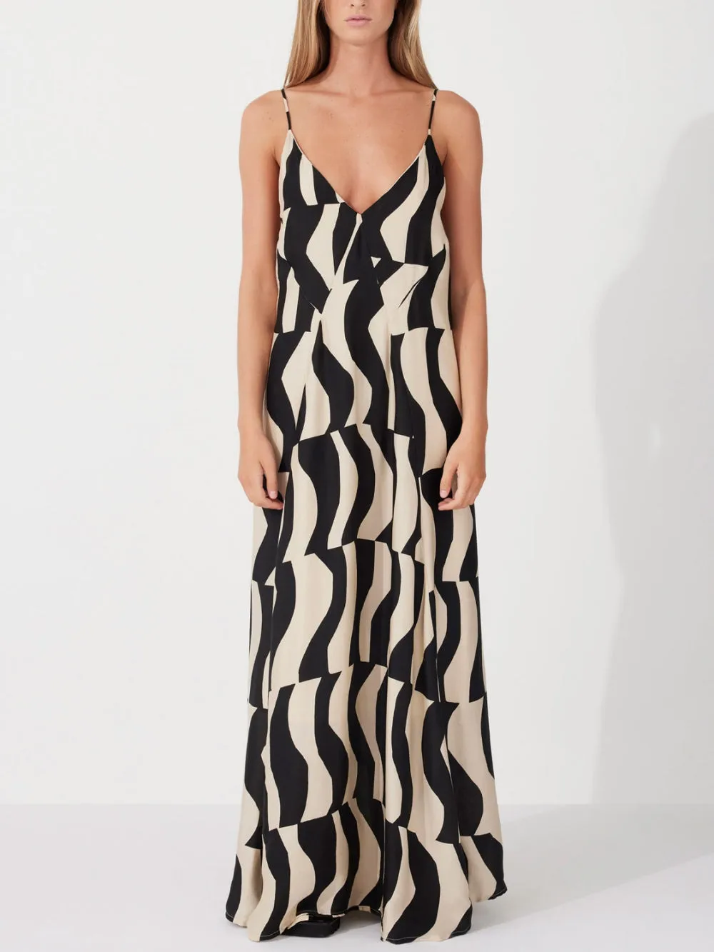 Scooped Back Relaxed Fit Style Maxi Dress sold by Like My Choice