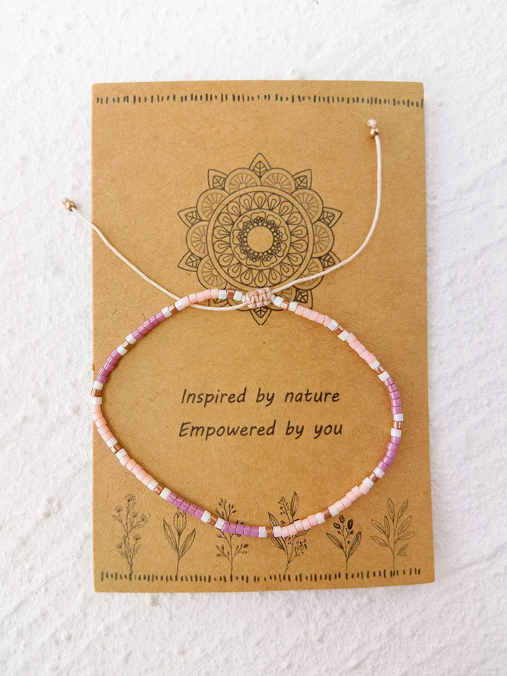 Adjustable Drawstring Beaded Bracelet Color Match sold by Like My Choice product image thumbnail 4