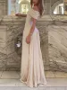 Elegant Sexy Off-the-shoulder Pleated Long Dress sold by Like My Choice