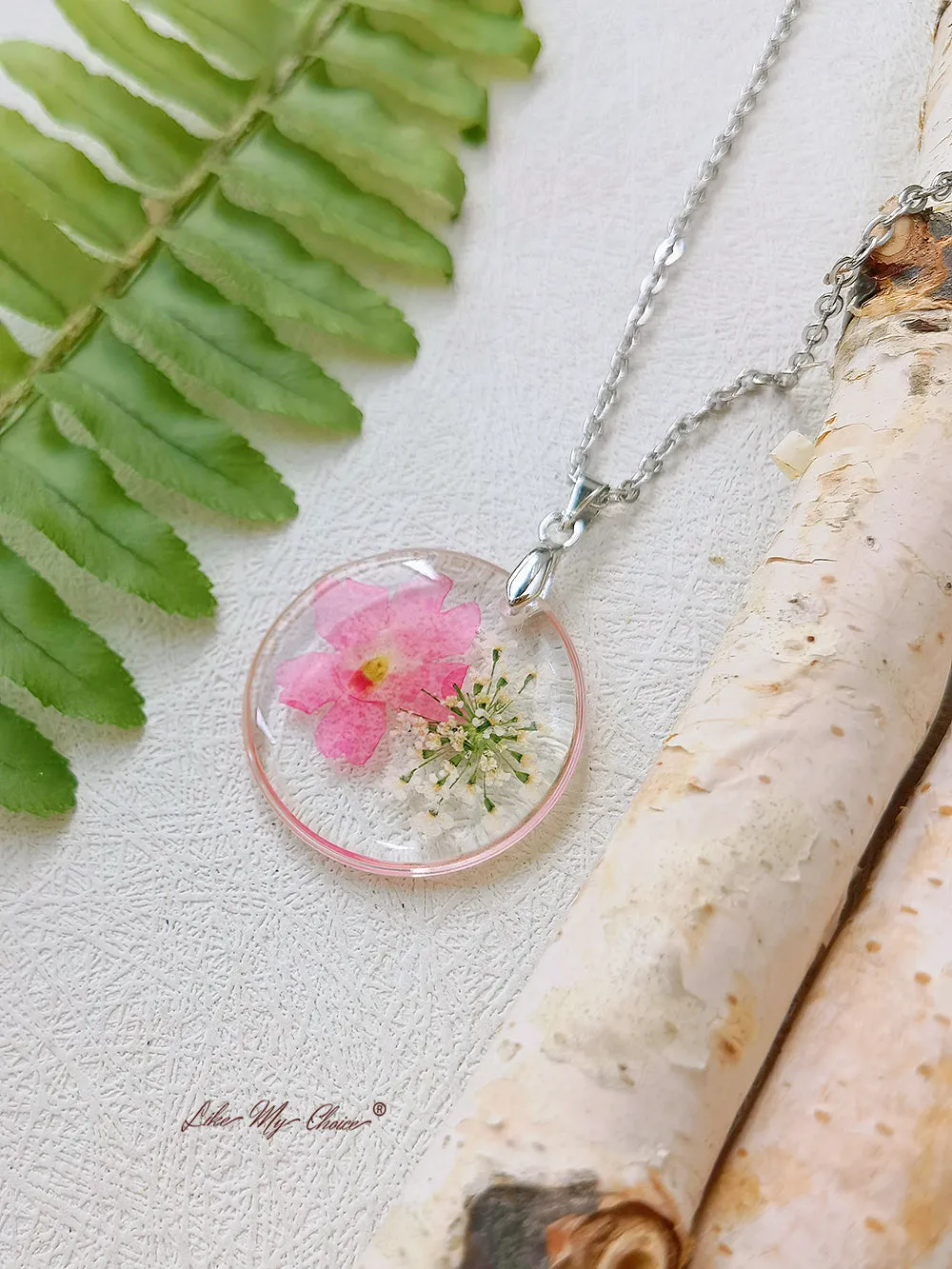 Narcissus Resin Flower Necklace sold by Like My Choice product image thumbnail 5