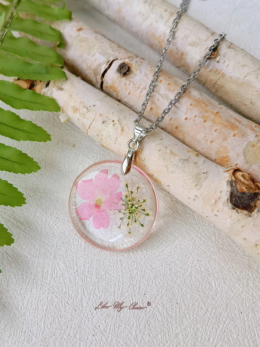 Narcissus Resin Flower Necklace sold by Like My Choice product image thumbnail 3