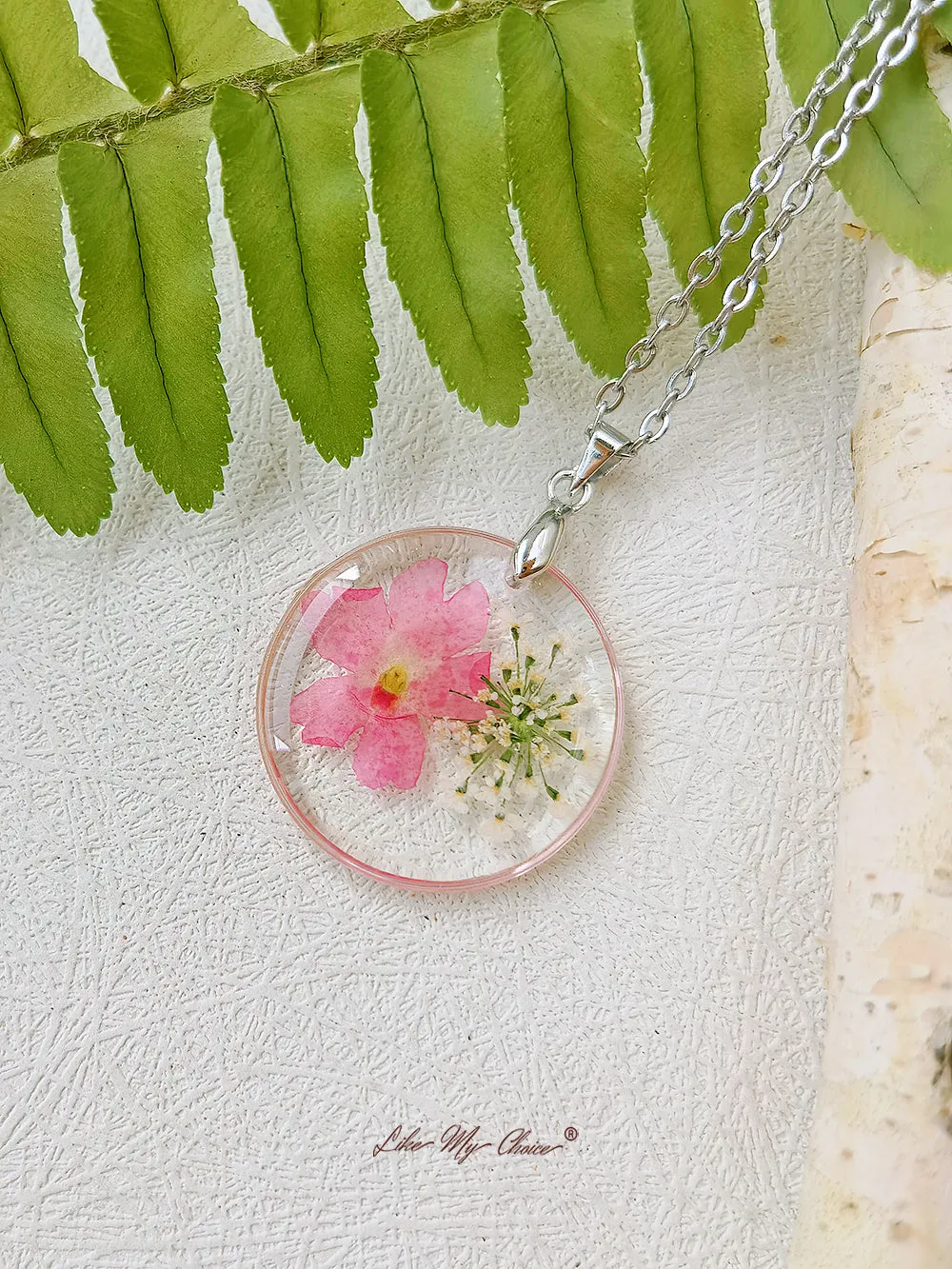 Narcissus Resin Flower Necklace sold by Like My Choice product image thumbnail 2