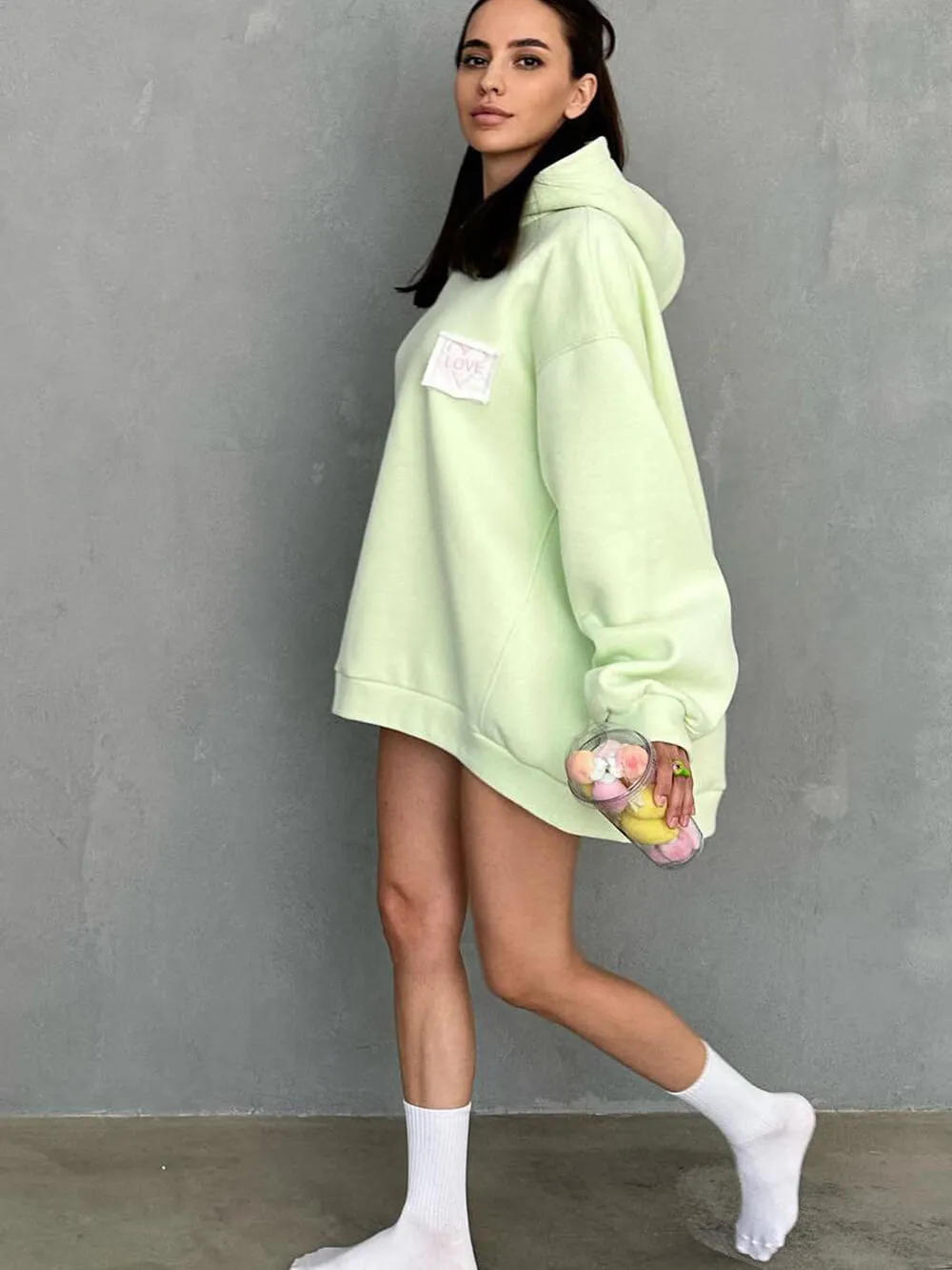 Loose Solid Color Sweatshirt sold by Like My Choice product image thumbnail 5