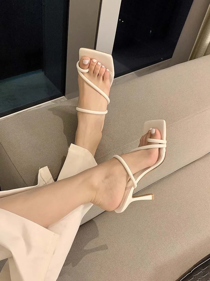 Fashionable Square Toe Stiletto High Heel Shoes sold by Like My Choice product image thumbnail 5