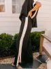 Loose Color Block Slit Wide Leg Pants sold by Like My Choice