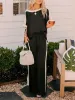 Loose Color Block Slit Wide Leg Pants sold by Like My Choice