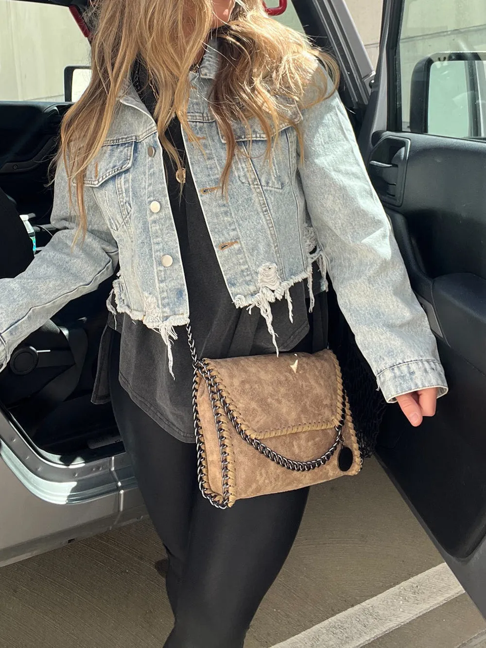 Take Away Crossbody Clutch Tan sold by Like My Choice product image thumbnail 3