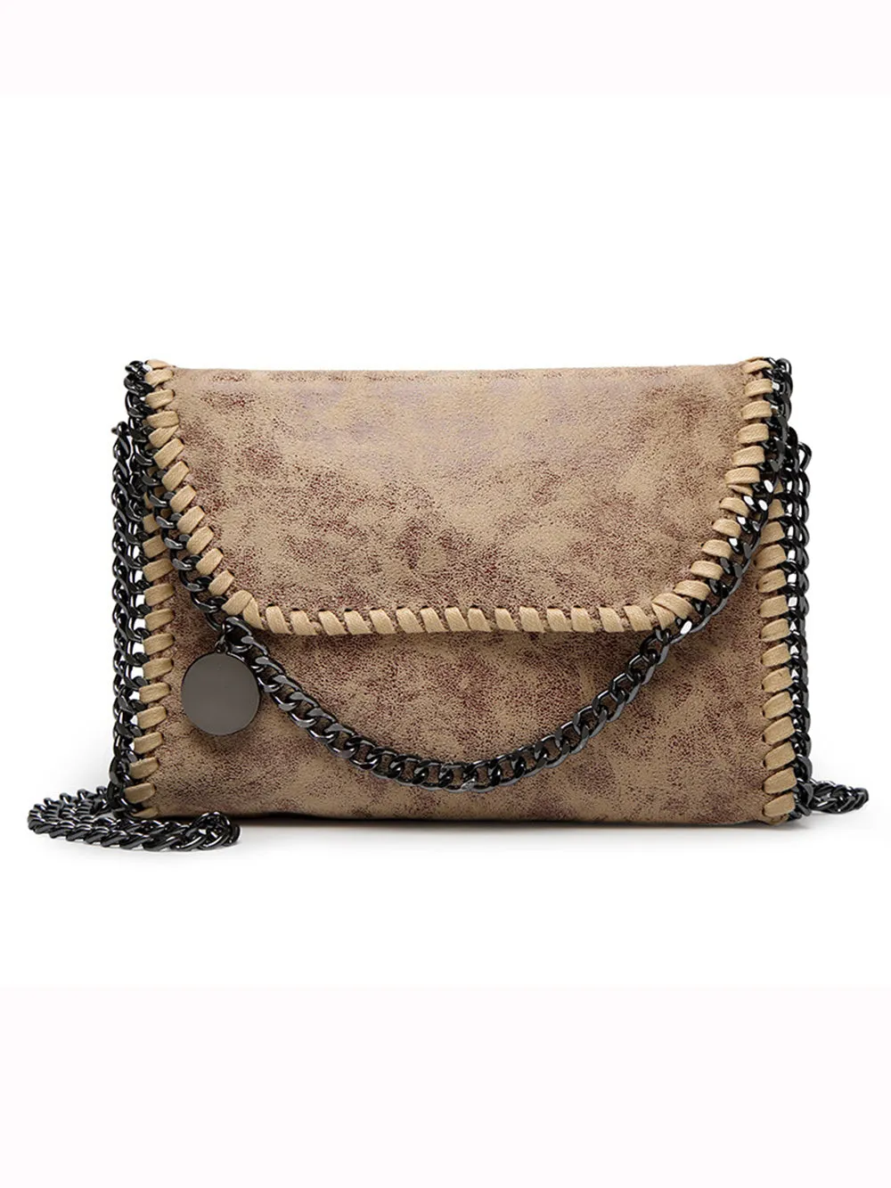 Take Away Crossbody Clutch Tan sold by Like My Choice