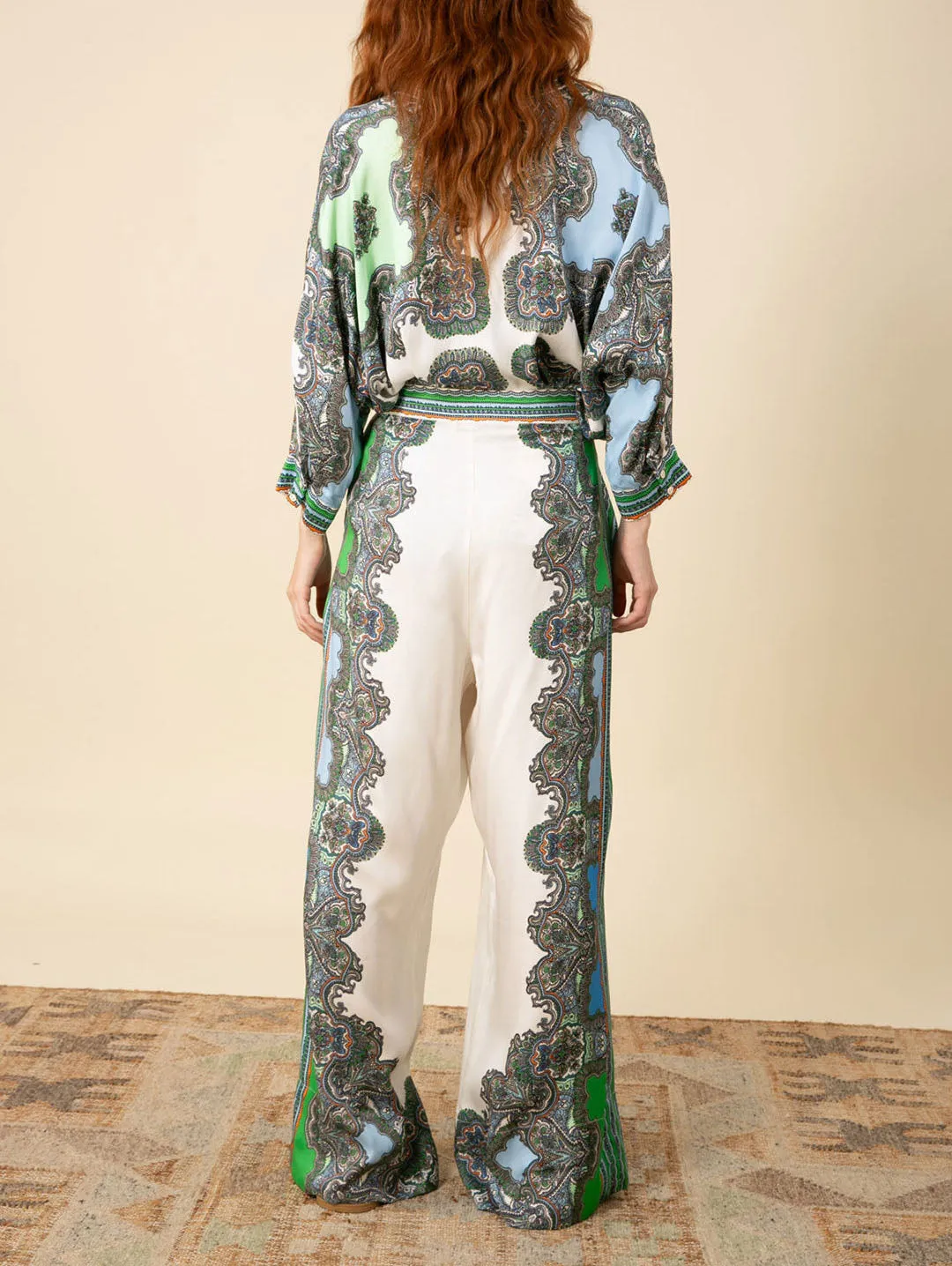 Exquisite Paisley Ethnic Print Super Loose Shirt sold by Like My Choice product image thumbnail 3