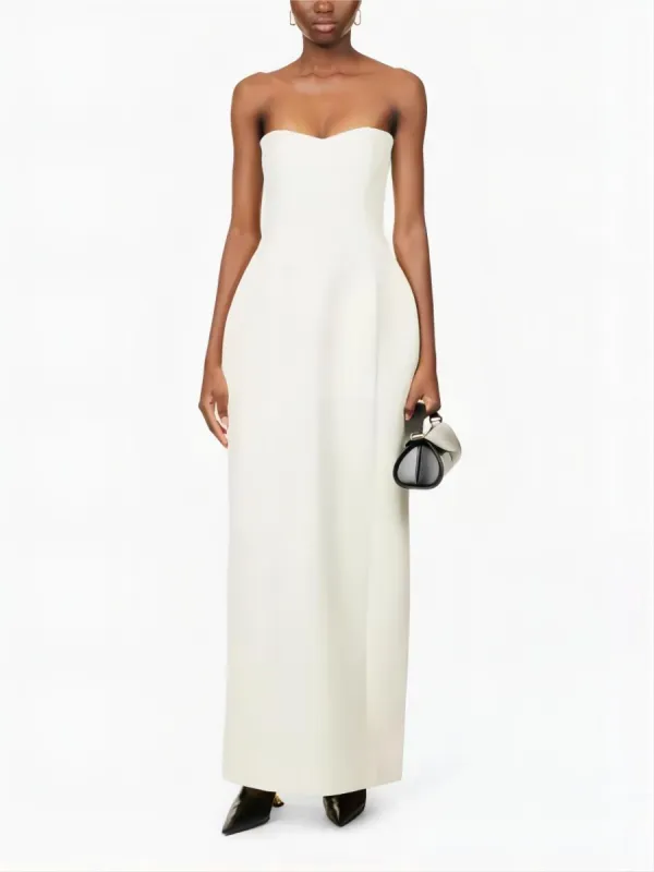 High-End Strapless Elastic Minimalist Maxi Dress sold by Like My Choice