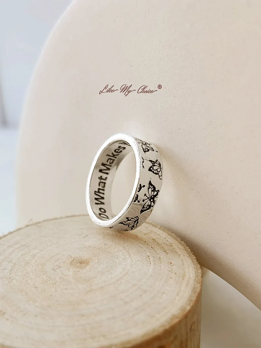Do What Makes Your Soul Shine Butterfly Ring sold by Like My Choice product image thumbnail 3