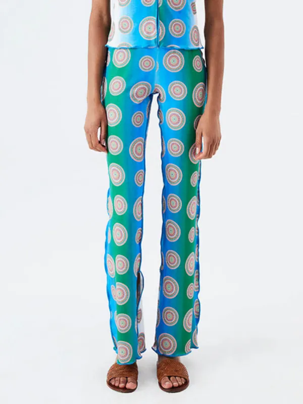 Unique Printed Flare Pants sold by Like My Choice