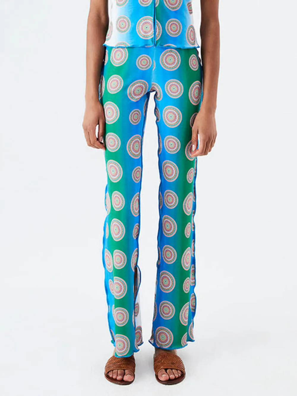 Unique Printed Flare Pants sold by Like My Choice