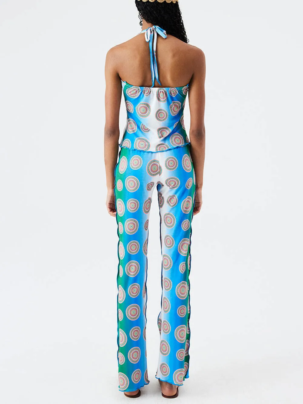 Unique Printed Flare Pants sold by Like My Choice product image thumbnail 3