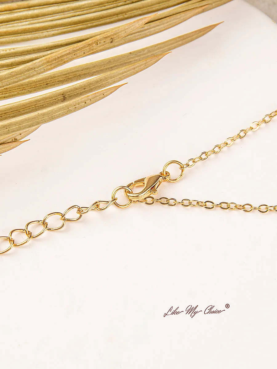 Bohemian Moon & Star Opal Necklace sold by Like My Choice product image thumbnail 3