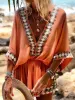 Bohemian Beach Print Kimono Romper sold by Like My Choice