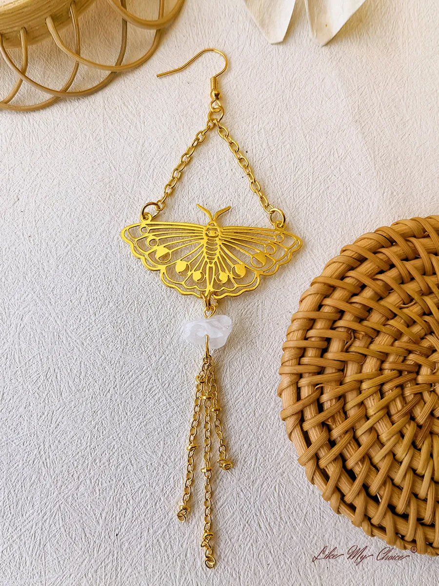 Hollow Out Butterfly Tassel Earrings sold by Like My Choice product image thumbnail 3