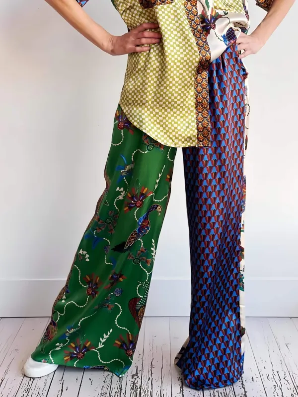 Special Folk Print Loose Wide Leg Pants sold by Like My Choice