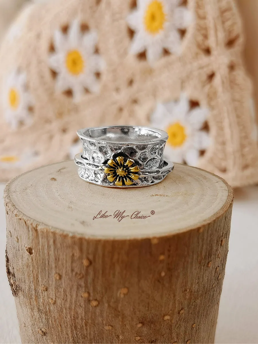Vintage Daisy Flower Ring sold by Like My Choice