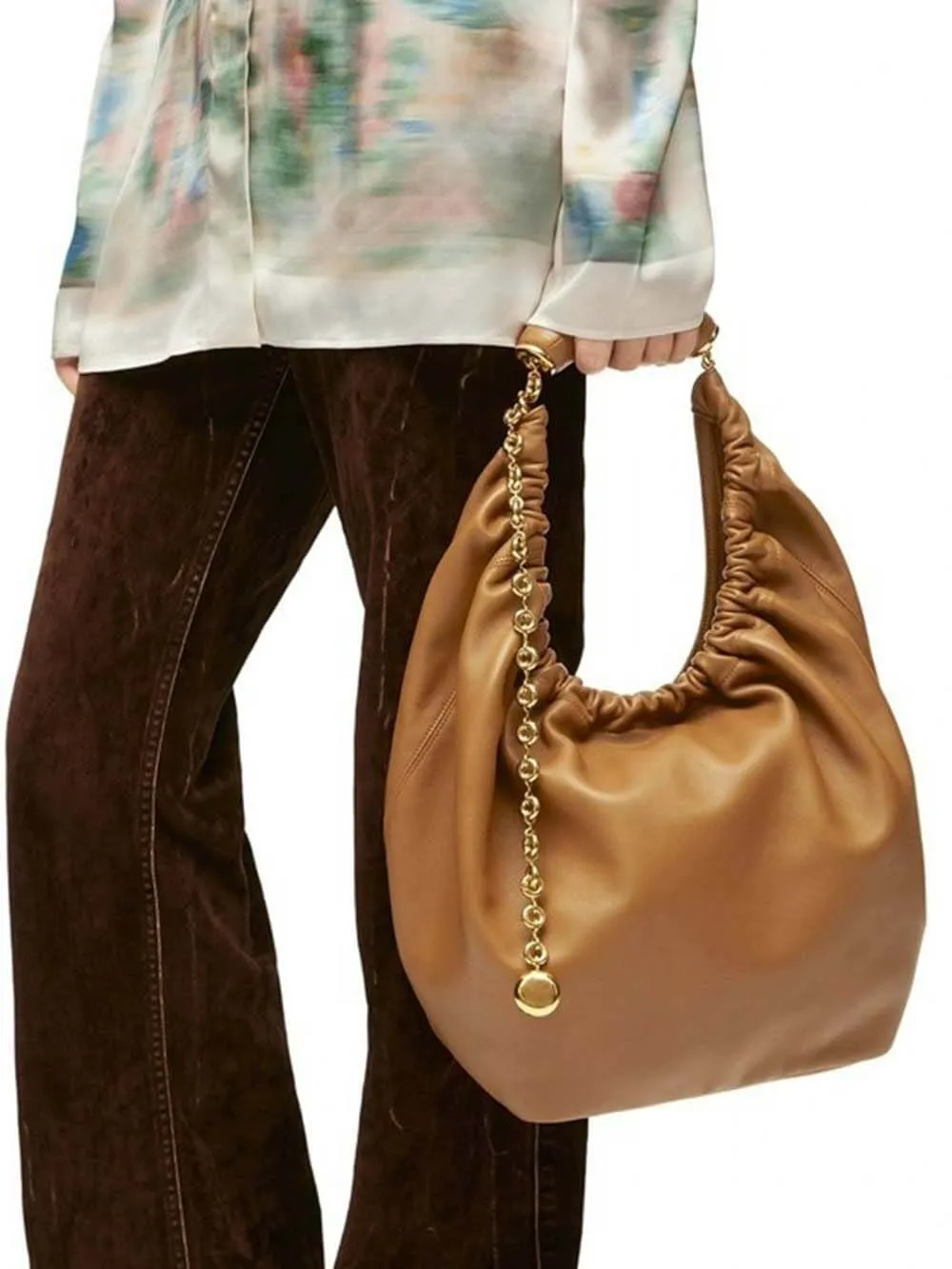 Pleated Cloud Crossbody Single Shoulder Chain Underarm Bag sold by Like My Choice