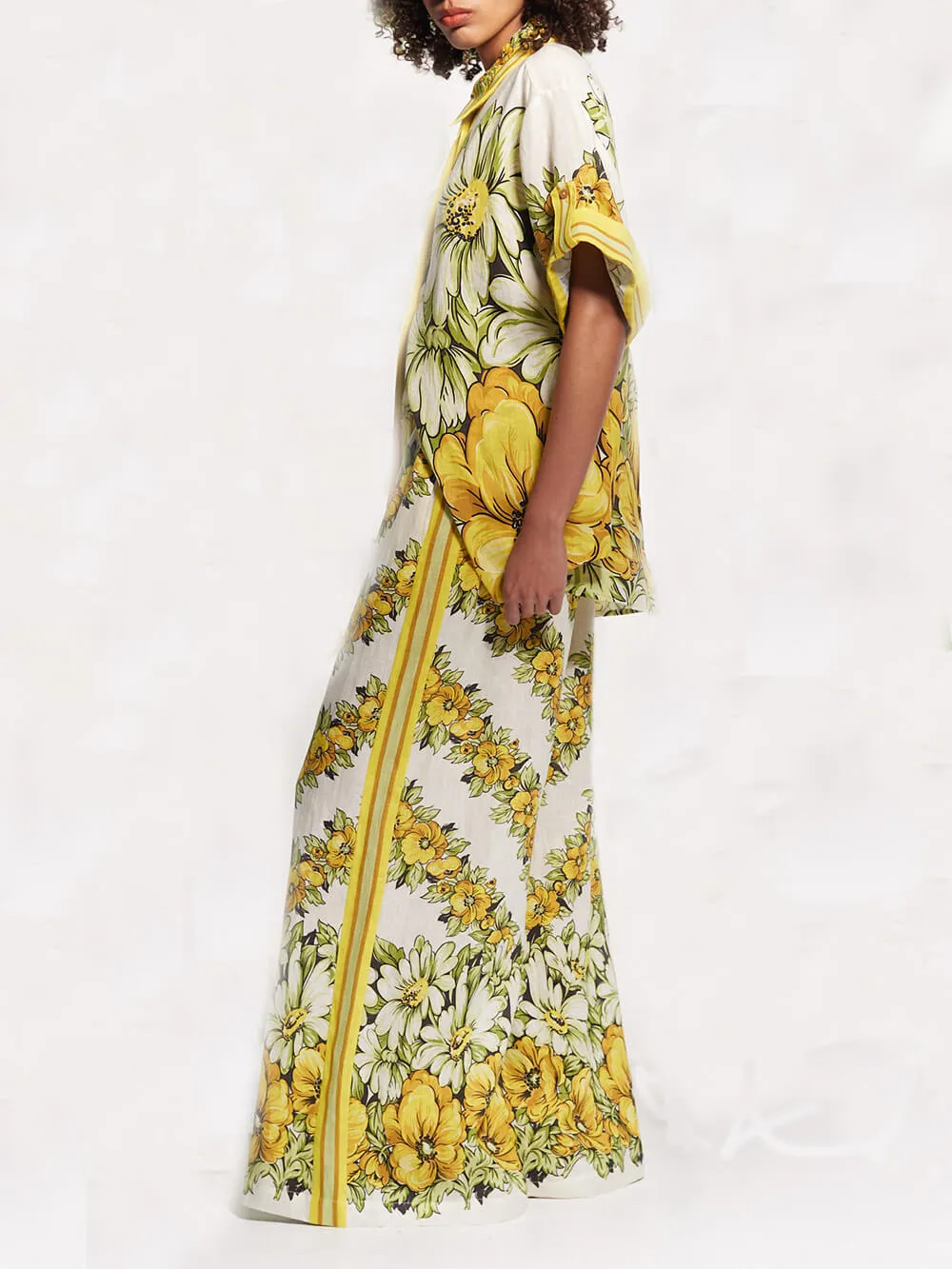 Classic Summer Oversized Tailored Printed Shirt sold by Like My Choice product image thumbnail 3