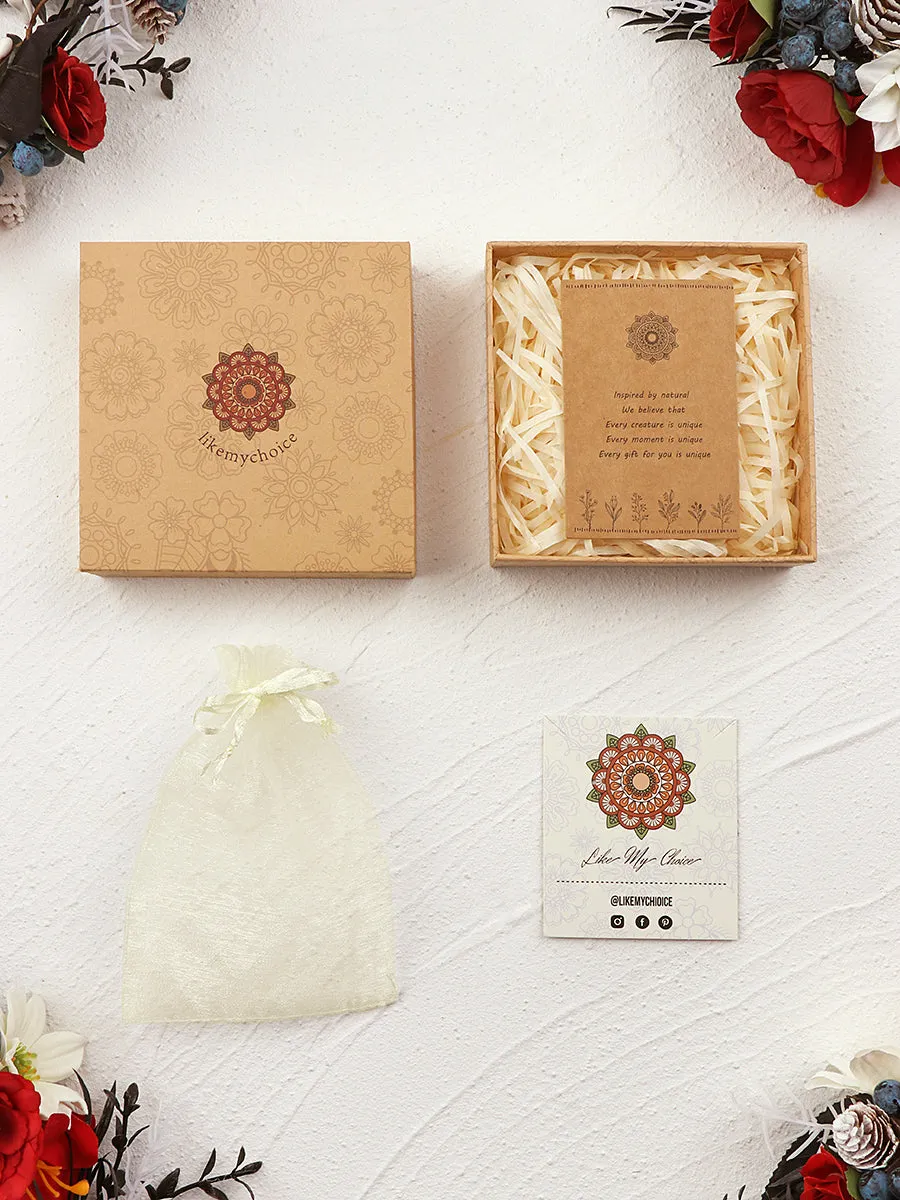 Handmade Resin Queen Anne Dried Flower Earrings sold by Like My Choice product image thumbnail 4