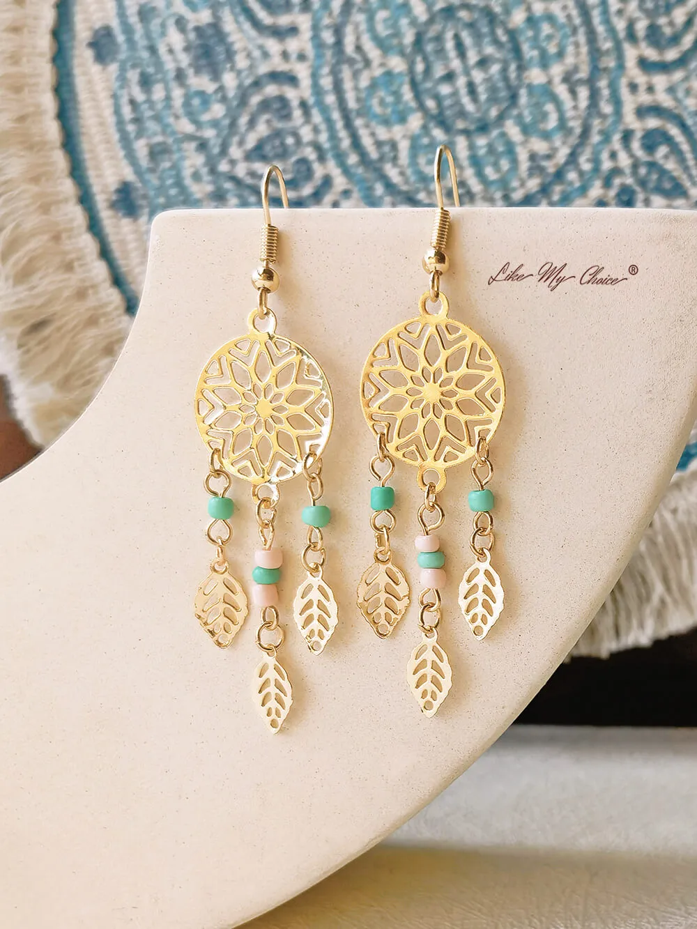 Indian Tribal Earring Dangle Drop Boho Vintage Earring sold by Like My Choice