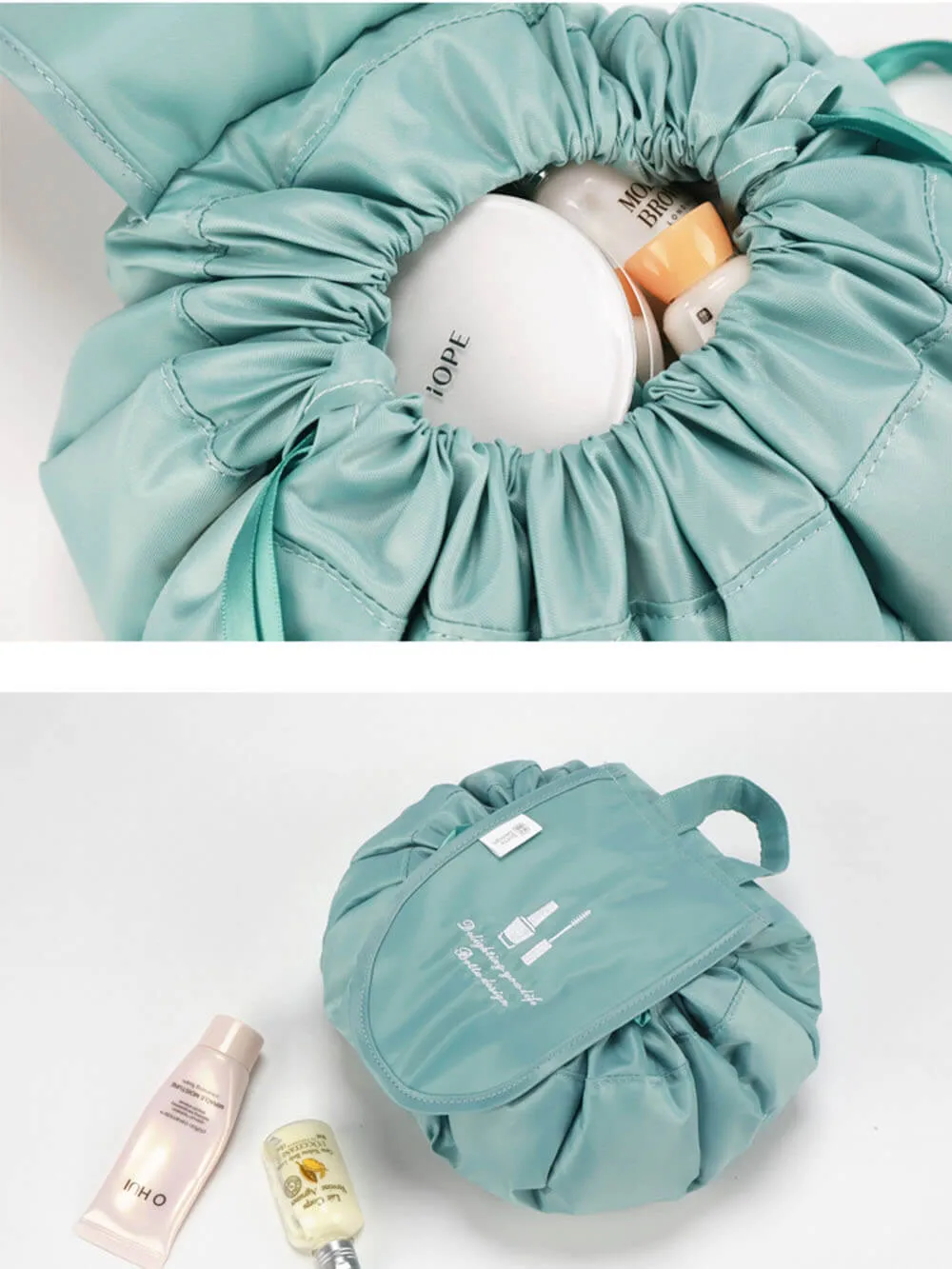 Drawstring Top Multifunctional Makeup Bag sold by Like My Choice product image thumbnail 4