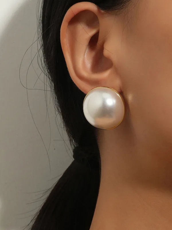 Simple Elegant Pearl Earrings sold by Like My Choice