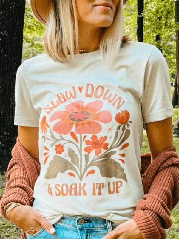 Slow Down Graphic Tee sold by Like My Choice