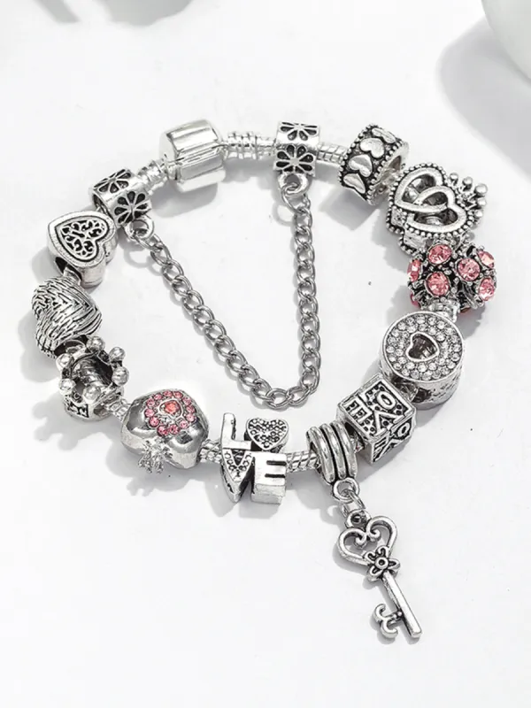 Heart Lock Key Love Bracelet sold by Like My Choice