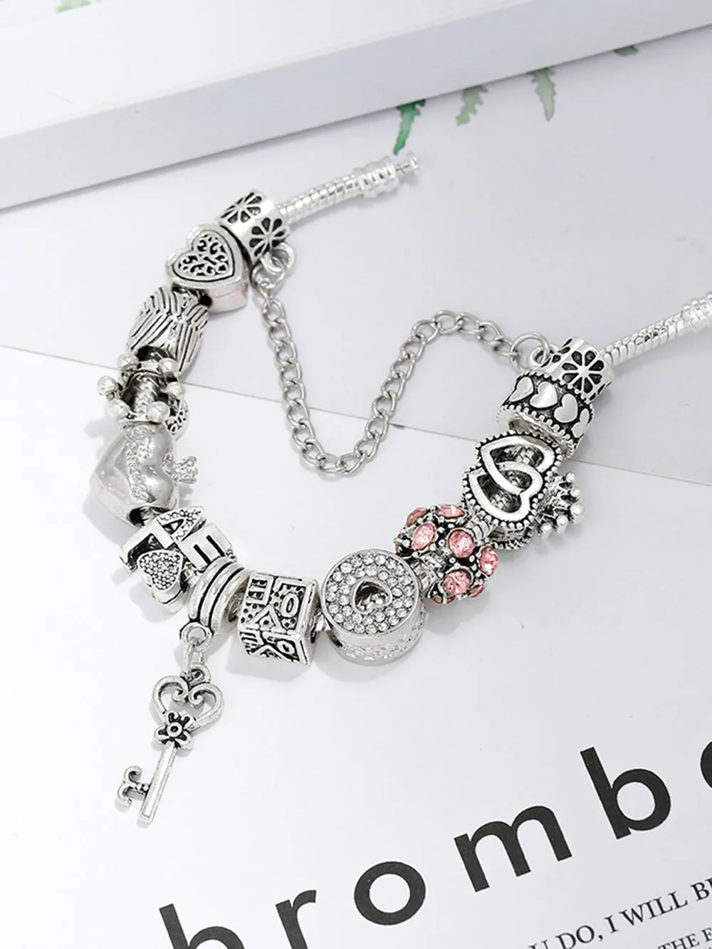 Heart Lock Key Love Bracelet sold by Like My Choice product image thumbnail 4