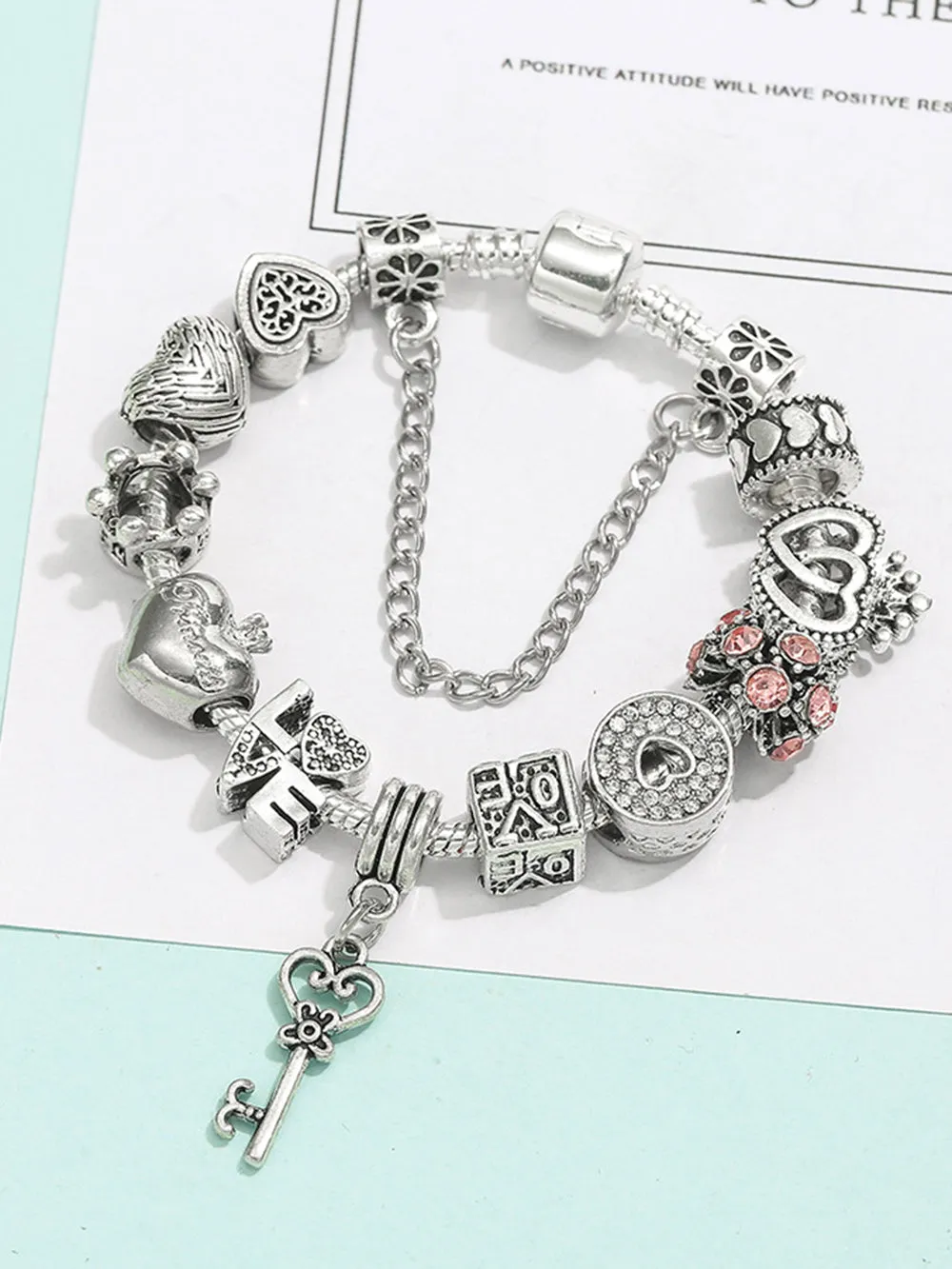 Heart Lock Key Love Bracelet sold by Like My Choice product image thumbnail 2
