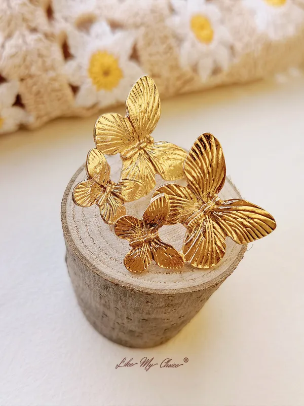 Stylish Butterfly Earrings sold by Like My Choice