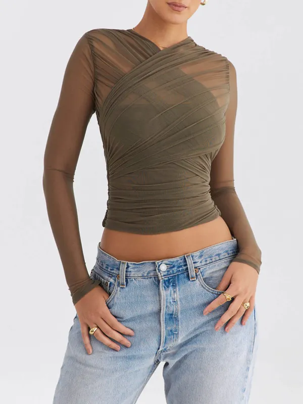 Mesh Layered Top sold by Like My Choice