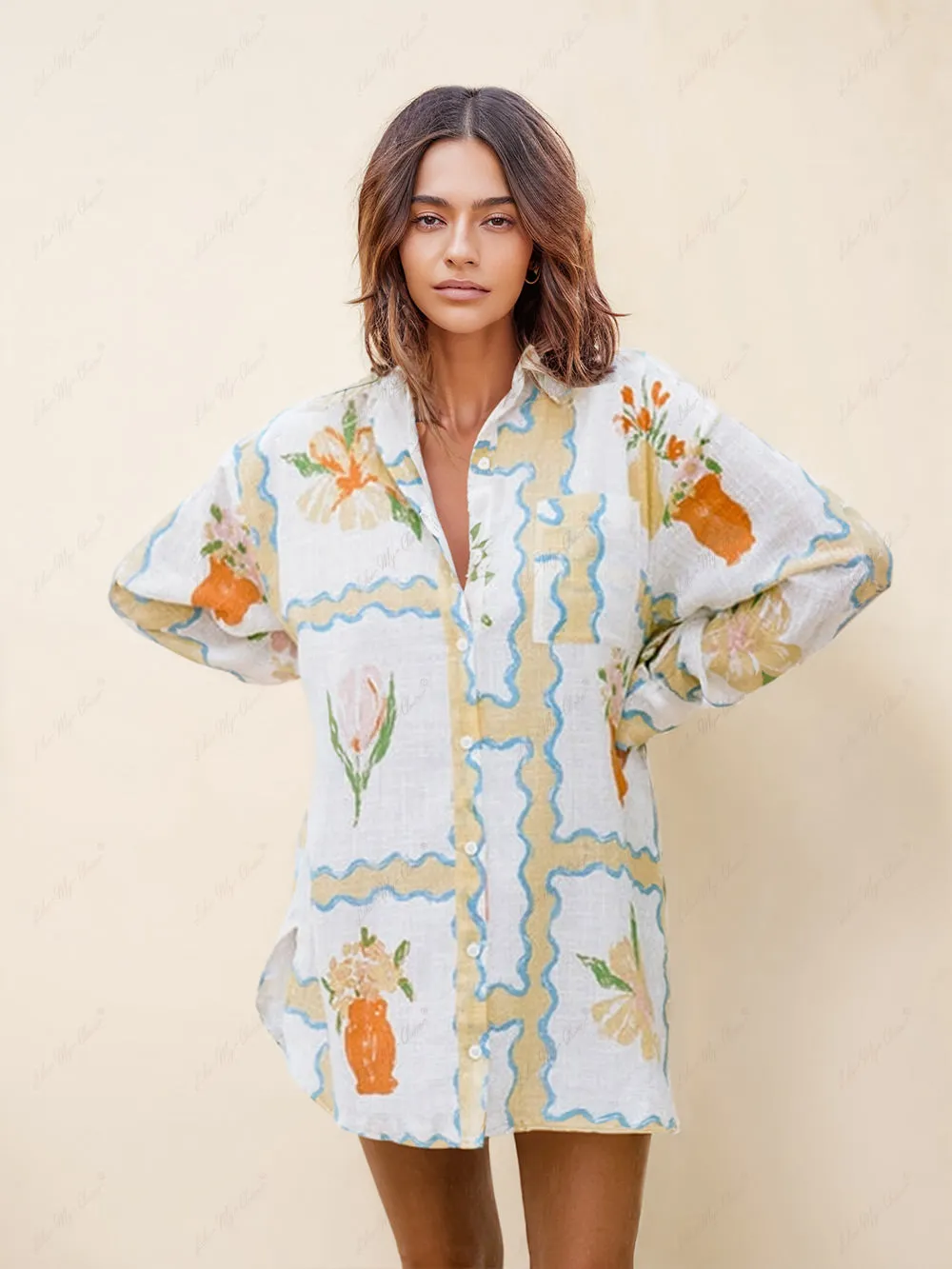 Floral Print Shirt sold by Like My Choice product image thumbnail 2