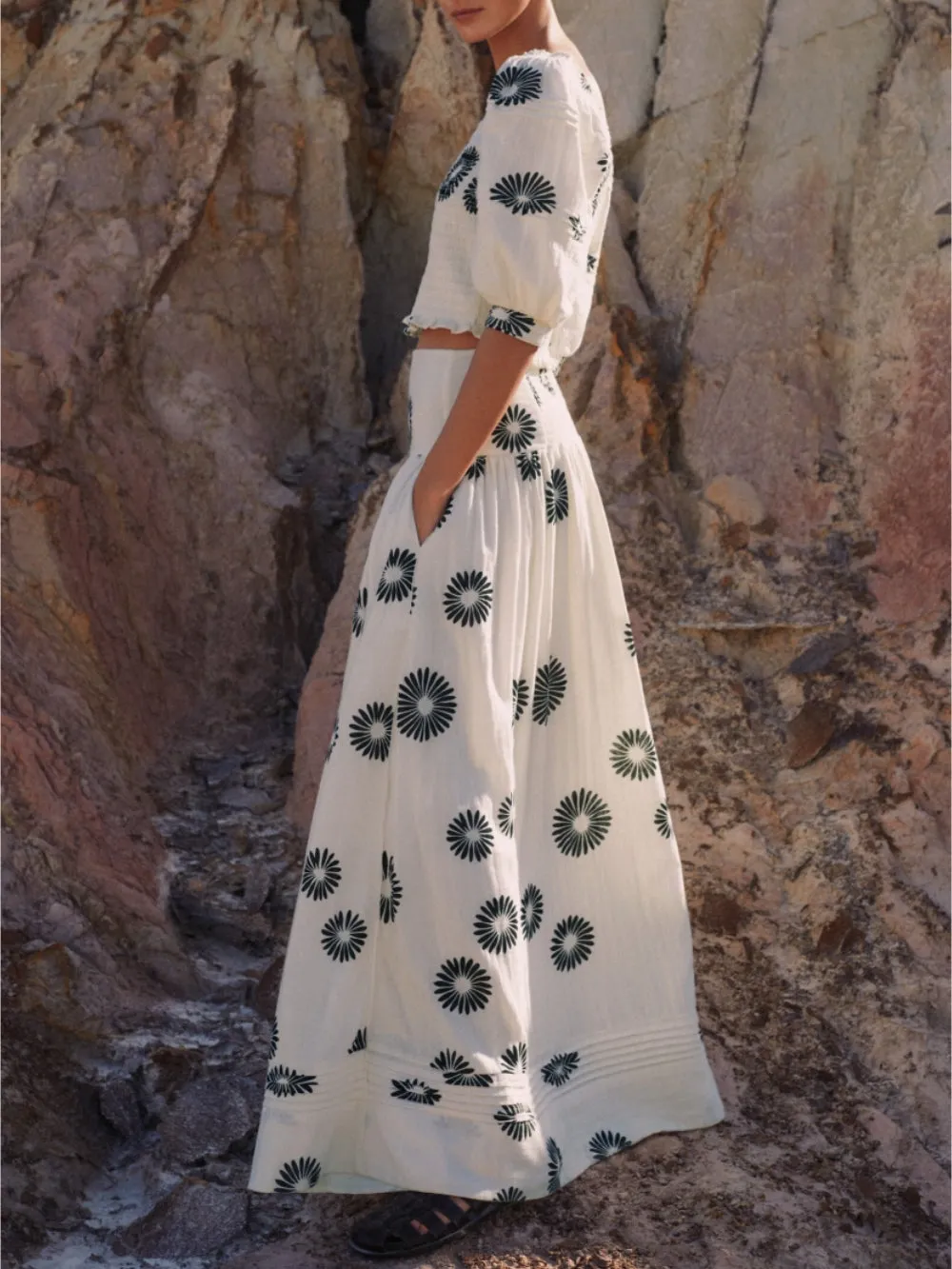 Modern Daisy Print Blouse sold by Like My Choice product image thumbnail 3