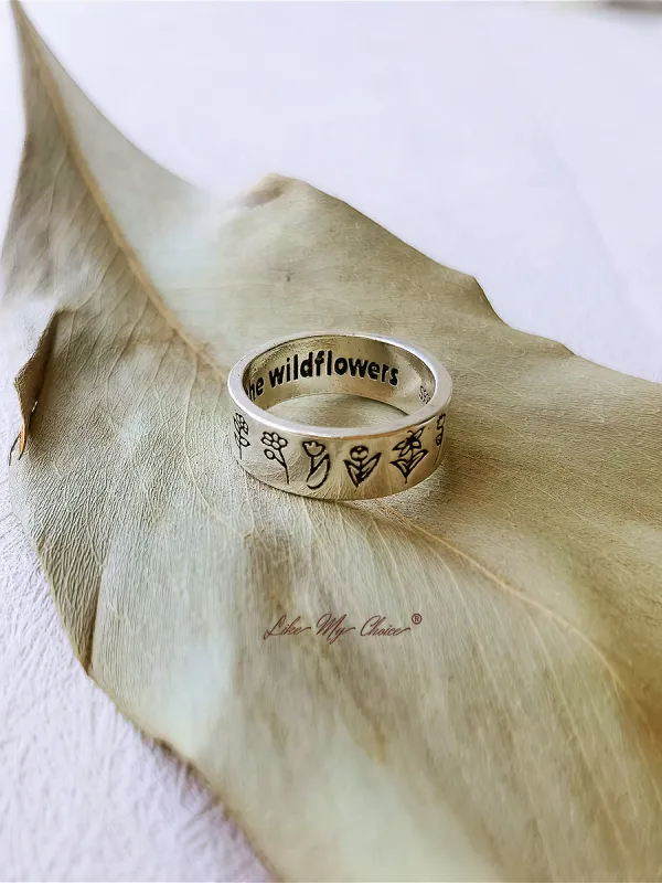 You Belong Among The Wildflowers Ring sold by Like My Choice